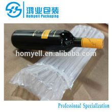 bolsa de plástico de burbujas para vino tinto, bolsas de aire inflables para botellas de vino, bolsa de plástico con burbujas de aire para protección